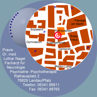 Dr. med. Lothar Nagel, Facharzt fr Neurologie, Psychiatrie und Psychotherapie, Rathausplatz 2, 76829 Landau-Pfalz